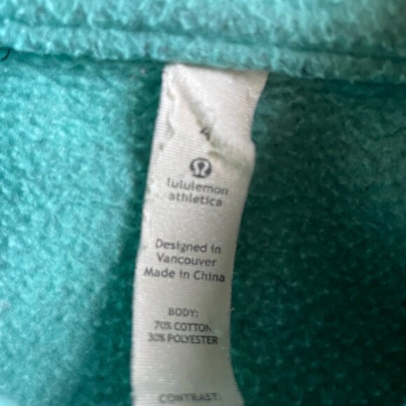Lululemon Special edition cable knit Scuba Zip Hoodie-Size 2 - Picture 12 of 13
